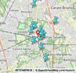 Mappa , 20831 Seregno MB, Italia (1.20583)