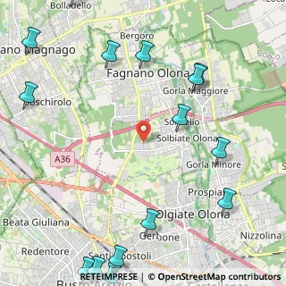 Mappa Via Venezia, 21058 Solbiate Olona VA, Italia (3.23933)