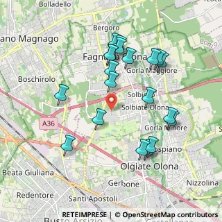 Mappa Via Venezia, 21058 Solbiate Olona VA, Italia (1.9115)