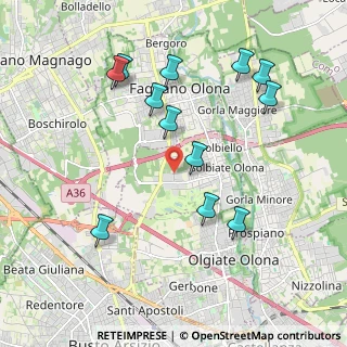Mappa Via Venezia, 21058 Solbiate Olona VA, Italia (2.04167)