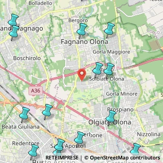 Mappa Via Venezia, 21058 Solbiate Olona VA, Italia (3.39667)