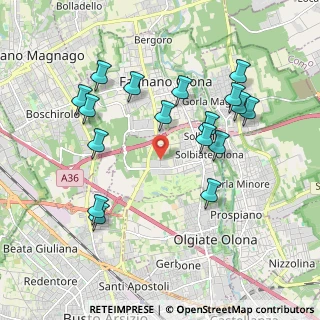 Mappa Via Venezia, 21058 Solbiate Olona VA, Italia (1.95529)