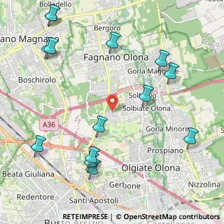 Mappa Via Venezia, 21058 Solbiate Olona VA, Italia (2.70571)