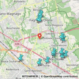 Mappa Via Venezia, 21058 Solbiate Olona VA, Italia (2.57071)