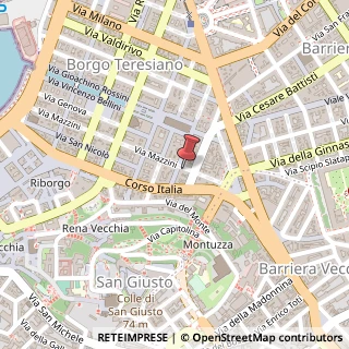 Mappa Via Mazzini, 43/c, 34122 Trieste, Trieste (Friuli-Venezia Giulia)