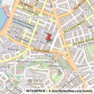 Mappa Via San Lazzaro, 8, 34122 Trieste, Trieste (Friuli-Venezia Giulia)