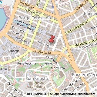 Mappa Via San Lazzaro, 5, 34122 Trieste, Trieste (Friuli-Venezia Giulia)
