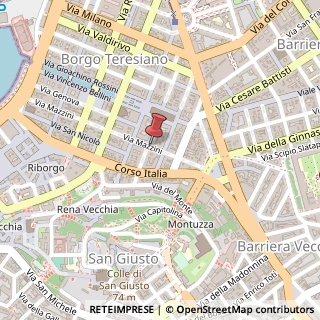 Mappa Via Santa Caterina da Siena, 3, 34122 Trieste, Trieste (Friuli-Venezia Giulia)