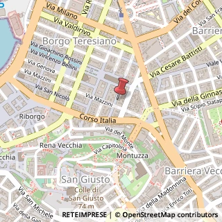Mappa Via Matteo Renato Imbriani, 6, 34100 Trieste, Trieste (Friuli-Venezia Giulia)