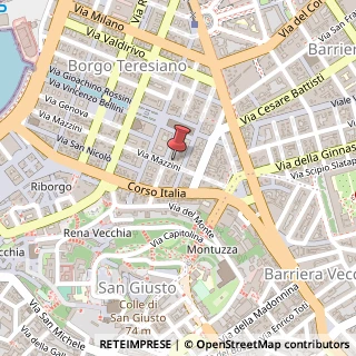 Mappa Via Mazzini, 36, 34131 Trieste, Trieste (Friuli-Venezia Giulia)