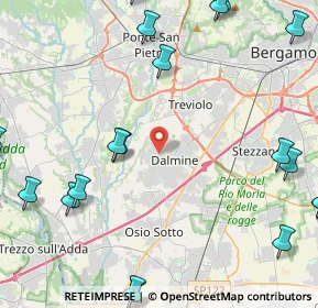 Mappa Via G. Segantini, 24044 Dalmine BG, Italia (6.4625)