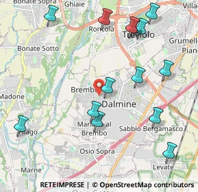 Mappa Via G. Segantini, 24044 Dalmine BG, Italia (2.38429)