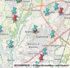 Mappa Via G. Segantini, 24044 Dalmine BG, Italia (3.056)
