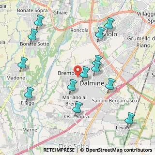 Mappa Via Giovanni Segantini, 24044 Dalmine BG, Italia (2.26308)