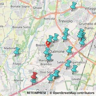 Mappa Via Giovanni Segantini, 24044 Dalmine BG, Italia (2.4135)