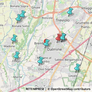Mappa Via Giovanni Segantini, 24044 Dalmine BG, Italia (2.40455)