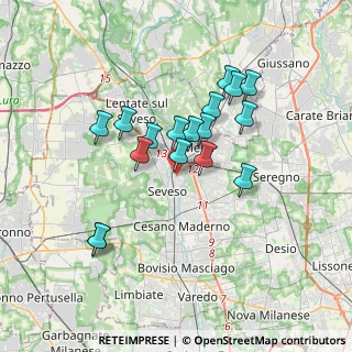 Mappa Corso Federico Borromeo, 20822 Seveso MB, Italia (3.00176)