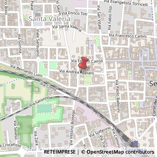 Mappa Via Andrea Appiani, 3, 20831 Seregno, Monza e Brianza (Lombardia)