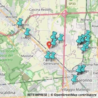 Mappa Via Bernardino Luini, 22078 Turate CO, Italia (2.386)