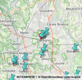 Mappa Via Andrea Appiani, 20831 Seregno MB, Italia (5.24538)