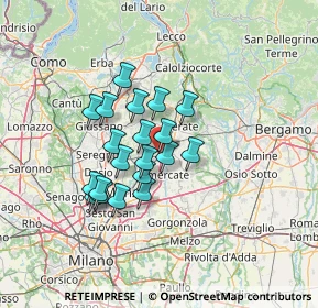 Mappa Via Sede Legale, 20865 Usmate Velate MB, Italia (10.335)