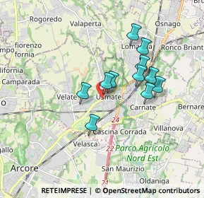 Mappa Via Sede Legale, 20865 Usmate Velate MB, Italia (1.40364)