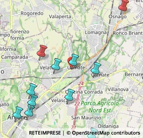Mappa Via Sede Legale, 20865 Usmate Velate MB, Italia (2.76231)