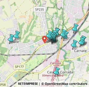 Mappa Via Sede Legale, 20865 Usmate Velate MB, Italia (0.825)
