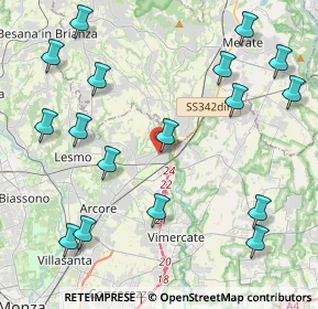 Mappa Via Sede Legale, 20865 Usmate Velate MB, Italia (5.17059)
