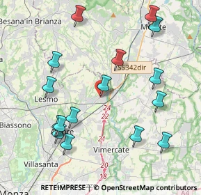 Mappa Via Sede Legale, 20865 Usmate Velate MB, Italia (4.46)