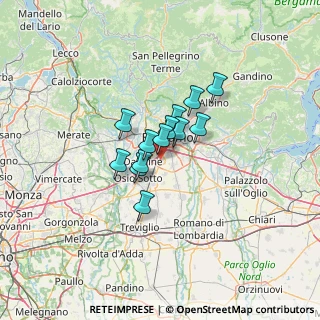 Mappa 24040 Stezzano BG, Italia (7.72154)