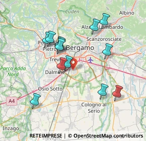 Mappa 24040 Stezzano BG, Italia (7.08538)