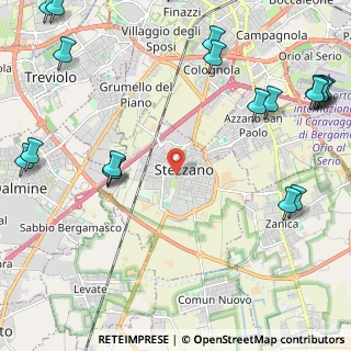Mappa 24040 Stezzano BG, Italia (3.2395)