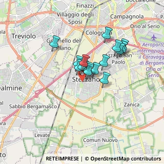 Mappa 24040 Stezzano BG, Italia (1.27067)
