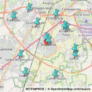 Mappa 24040 Stezzano BG, Italia (2.46077)