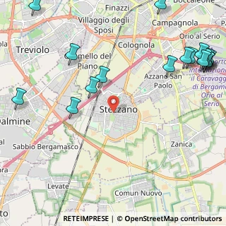 Mappa 24040 Stezzano BG, Italia (3.15235)