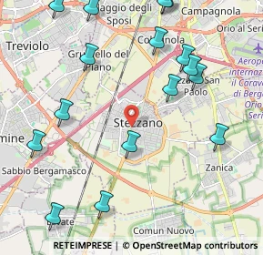 Mappa 24040 Stezzano BG, Italia (2.58938)