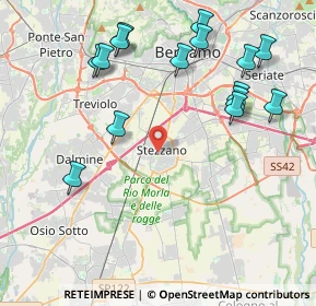 Mappa 24040 Stezzano BG, Italia (4.686)