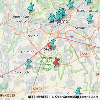 Mappa 24040 Stezzano BG, Italia (5.86769)