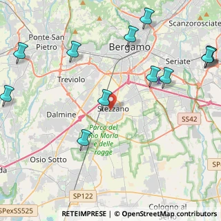Mappa 24040 Stezzano BG, Italia (5.77583)