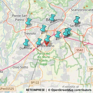 Mappa 24040 Stezzano BG, Italia (3.705)