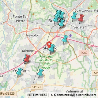 Mappa 24040 Stezzano BG, Italia (4.55533)