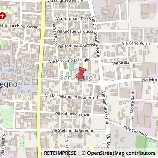 Mappa Via Camillo Benso Conte di Cavour, 118, 20831 Seregno, Monza e Brianza (Lombardia)