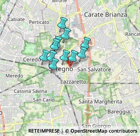 Mappa Piazzale Luigi Cadorna, 20831 Seregno MB, Italia (1.09)