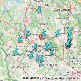 Mappa 10 Vicolo Don Combi, 21058 Solbiate Olona VA, Italia (9.068)