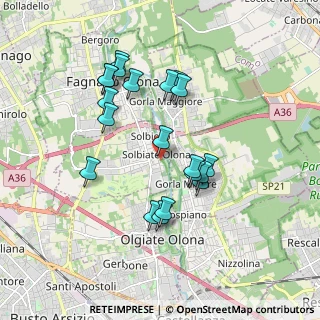 Mappa 10 Vicolo Don Combi, 21058 Solbiate Olona VA, Italia (1.6745)