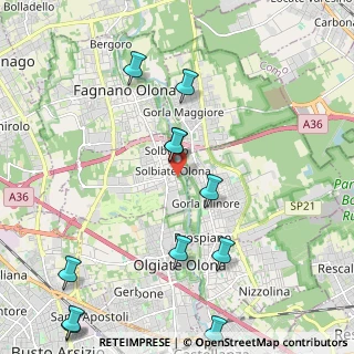Mappa 10 Vicolo Don Combi, 21058 Solbiate Olona VA, Italia (2.74667)
