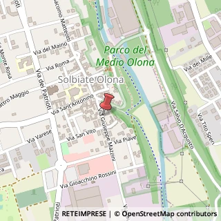 Mappa Via Giuseppe Mazzini, 29, 21058 Solbiate Olona, Varese (Lombardia)