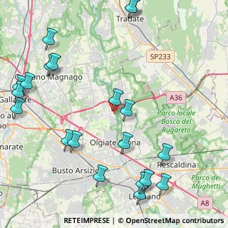 Mappa 10 Vicolo Don Combi, 21058 Solbiate Olona VA, Italia (5.6575)