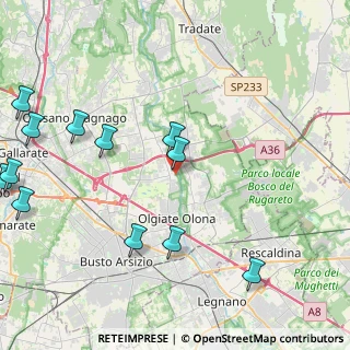 Mappa 10 Vicolo Don Combi, 21058 Solbiate Olona VA, Italia (5.52833)